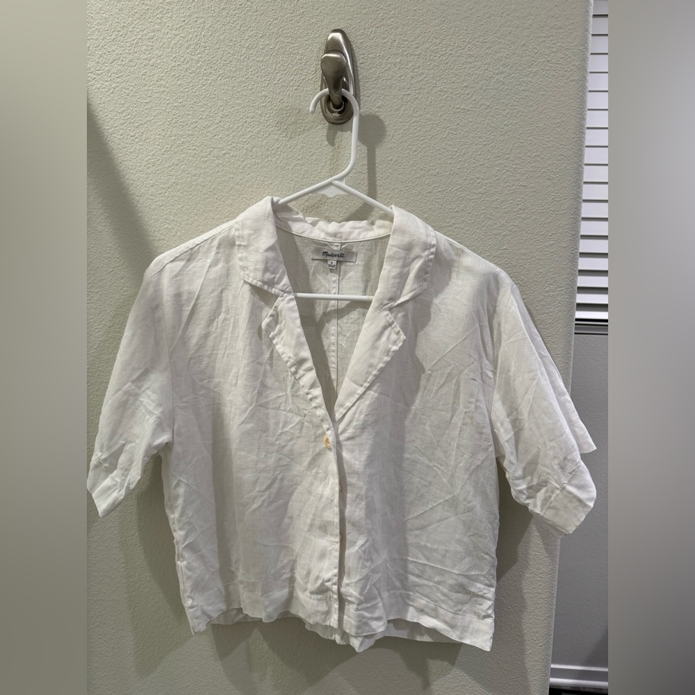 Madewell White Blouse